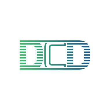 Modern DCD Logo Tasarımı. İş Kimliği için DCD Minimalist, Profesyonel ve Çok Yönlü Markalaştırma Simgesi