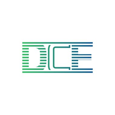 Modern DCE Logo Tasarımı. DCE Minimalist, Profesyonel ve İş Kimliği için Çok Yönlü Markalaştırma Simgesi