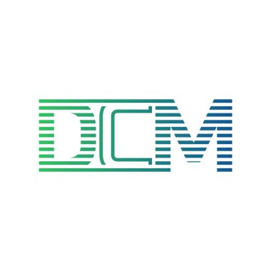 Modern DCM Logo Tasarımı. DCM Minimalist, Profesyonel ve İşletme Kimliği İçin Çok Yönlü Markalaştırma Simgesi