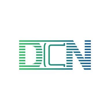 Modern DCN Logo Tasarımı. İş Kimliği için DCN Minimalist, Profesyonel ve Çok Yönlü Markalaştırma Simgesi