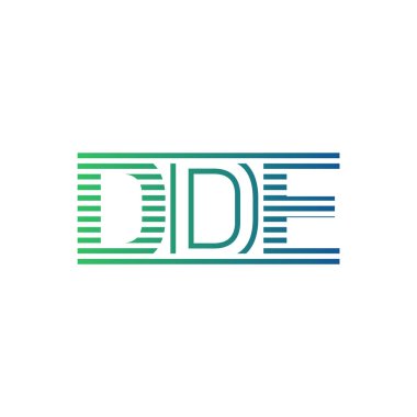 Modern DDE Logo Tasarımı. İş Kimliği için DDE Minimalist, Profesyonel ve Çok Yönlü Markalaştırma Simgesi