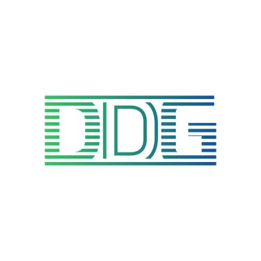 Modern DDG Logo Tasarımı. Harf DDG İş Kimliği Minimalist, Profesyonel ve Çok Yönlü Markalaştırma Simgesi