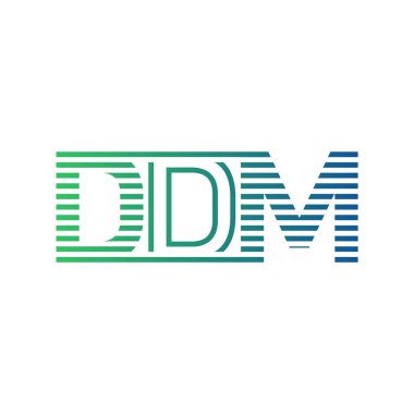 Modern DDM Logo Tasarımı. İş Kimliği için DDM Minimalist, Profesyonel ve Çok Yönlü Markalaştırma Simgesi