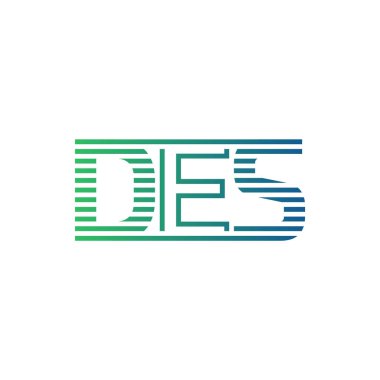 Modern DES Logo Tasarımı. İş Kimliği için DES Minimalist, Profesyonel ve Çok Yönlü Markalaştırma Simgesi