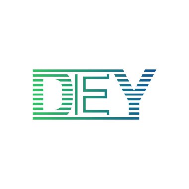 Modern DEY Logo Tasarımı. DEY Minimalist, Profesyonel ve İş Kimliği için Çok Yönlü Markalaştırma Simgesi