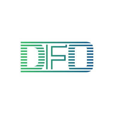 Modern DFO Logo Design. Letter DFO Minimalist, Professional, and Versatile Branding Icon for Business Identity clipart