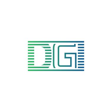 Modern DGI Logo Tasarımı. DGI Minimalist, Profesyonel ve Çok Yönlü İşletme Kimliği Simgesi