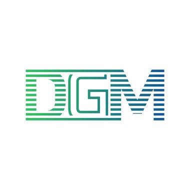 Modern DGM Logo Tasarımı. Harf DGM İş Kimliği Minimalist, Profesyonel ve Çok Yönlü Markalaştırma Simgesi