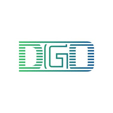 Modern DGO Logo Tasarımı. DGO Minimalist, Profesyonel ve İş Kimliği için Çok Yönlü Markalaştırma Simgesi