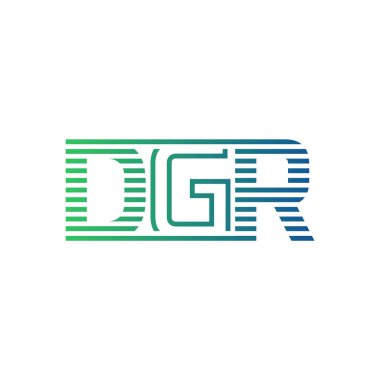 Modern DGR Logo Tasarımı. Harf DGR İşletme Kimliği Minimalist, Profesyonel ve Çok Yönlü Marka Simgesi