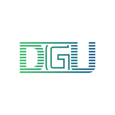 Modern DGU Logo Tasarımı. DGU Minimalist, Profesyonel ve Çok Yönlü İşletme Kimliği Simgesi