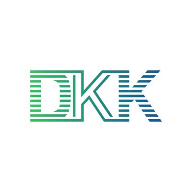 Modern DKK Logo Tasarımı. İş Kimliği için DKK Minimalist, Profesyonel ve Çok Yönlü Markalaştırma Simgesi