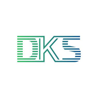 Modern DKS Logo Tasarımı. İş Kimliği için DKS Minimalist, Profesyonel ve Çok Yönlü Markalaştırma Simgesi