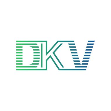 Modern DKV Logo Tasarımı. DKV Minimalist, Profesyonel ve İşletme Kimliği İçin Çok Yönlü Markalaştırma Simgesi