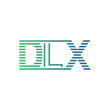 Modern DLX Logo Tasarımı. İş Kimliği için DLX Minimalist, Profesyonel ve Çok Yönlü Markalaştırma Simgesi