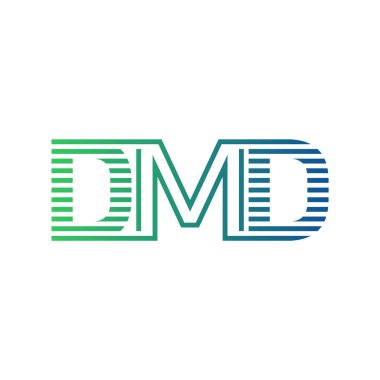 Modern DMD Logo Tasarımı. İş Kimliği için DMD Minimalist, Profesyonel ve Çok Yönlü Markalaştırma Simgesi