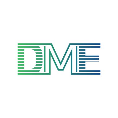 Modern DME Logo Tasarımı. İş Kimliği için DME Minimalist, Profesyonel ve Çok Yönlü Markalaştırma Simgesi