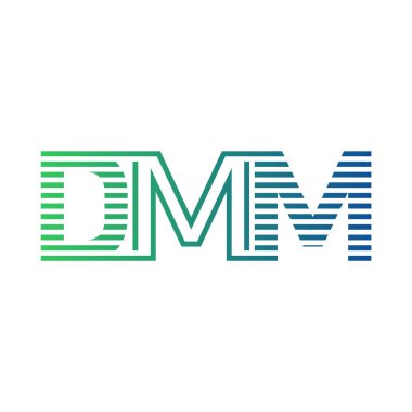 Modern DMM Logo Tasarımı. İş Kimliği için DMM Minimalist, Profesyonel ve Çok Yönlü Markalaştırma Simgesi