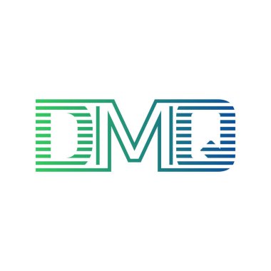 Modern DMQ Logo Tasarımı. İş Kimliği için DMQ Minimalist, Profesyonel ve Çok Yönlü Markalaştırma Simgesi