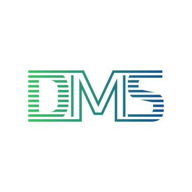 Modern DMS Logo Tasarımı. İş Kimliği için DMS Minimalist, Profesyonel ve Çok Yönlü Markalaştırma Simgesi