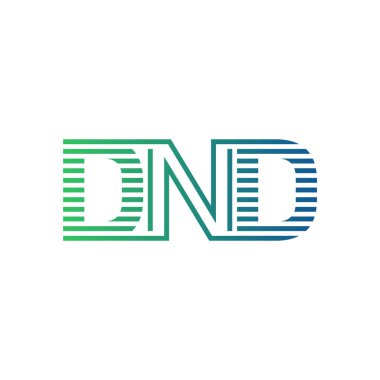Modern DND Logo Tasarımı. İş Kimliği için DND Minimalist, Profesyonel ve Çok Yönlü Markalaştırma Simgesi