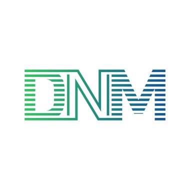 Modern DNM Logo Tasarımı. İş Kimliği için DNM Minimalist, Profesyonel ve Çok Yönlü Markalaştırma Simgesi