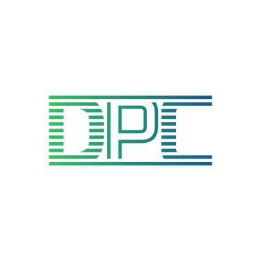 Modern DPC Logo Tasarımı. Harf DPC İş Kimliği Minimalist, Profesyonel ve Çok Yönlü Markalaştırma Simgesi