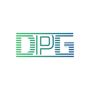 Modern DPG Logo Tasarımı. Harf DPG İş Kimliği Minimalist, Profesyonel ve Çok Yönlü Markalaştırma Simgesi