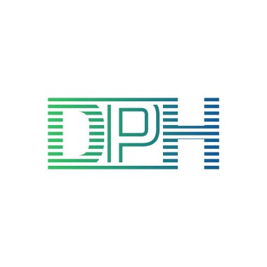Modern DPH Logo Tasarımı. İş Kimliği için DPH Minimalist, Profesyonel ve Çok Yönlü Markalaştırma Simgesi