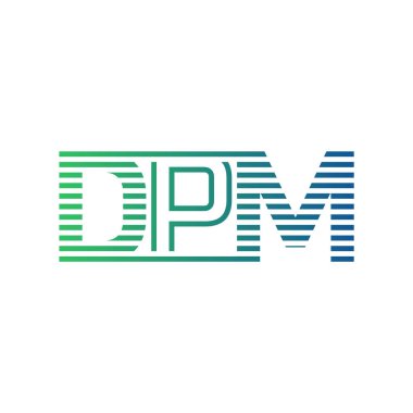 Modern DPM Logo Tasarımı. İş Kimliği için DPM Minimalist, Profesyonel ve Çok Yönlü Markalaştırma Simgesi