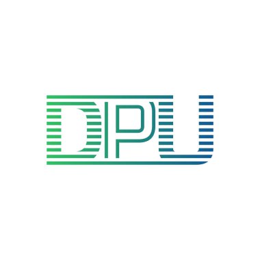 Modern DPU Logo Tasarımı. İş Kimliği için DPU Minimalist, Profesyonel ve Çok Yönlü Markalaştırma Simgesi