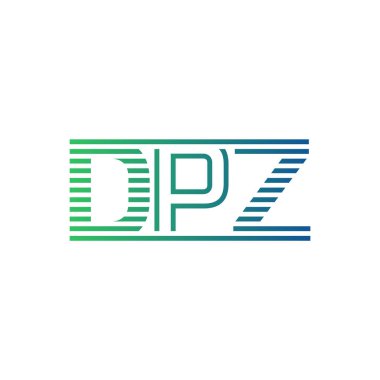 Modern DPZ Logo Tasarımı. İş Kimliği için DPZ Minimalist, Profesyonel ve Çok Yönlü Markalaştırma Simgesi