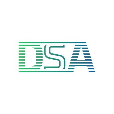 Modern DSA Logo Tasarımı. İş Kimliği için DSA Minimalist, Profesyonel ve Çok Yönlü Markalaştırma Simgesi