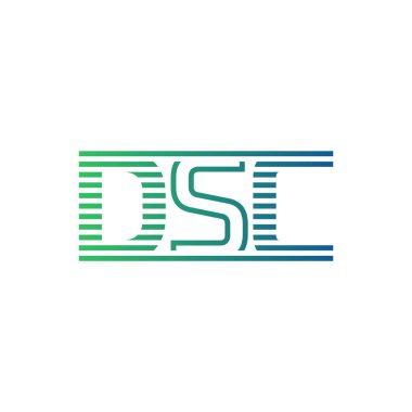 Modern DSC Logo Tasarımı. İş Kimliği için DSC Minimalist, Profesyonel ve Çok Yönlü Markalaştırma Simgesi