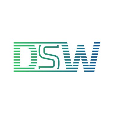 Modern DSW Logo Design. Letter DSW Minimalist, Professional, and Versatile Branding Icon for Business Identity clipart