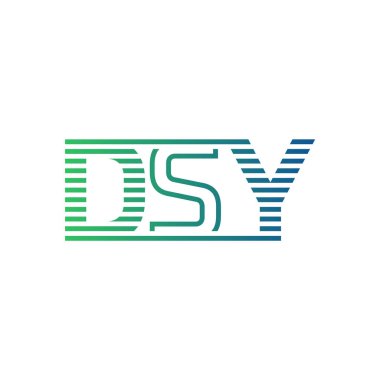 Modern DSY Logo Tasarımı. İş Kimliği için DSY Minimalist, Profesyonel ve Çok Yönlü Markalaştırma Simgesi