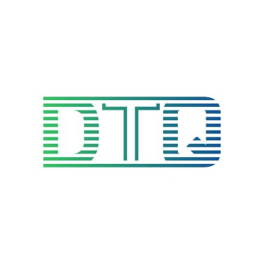 Modern DTQ Logo Tasarımı. İş Kimliği için DTQ Minimalist, Profesyonel ve Çok Yönlü Markalaştırma Simgesi