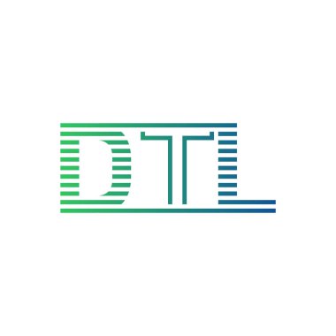 Modern DTL Logo Tasarımı. İş Kimliği için DTL Minimalist, Profesyonel ve Çok Yönlü Markalaştırma Simgesi
