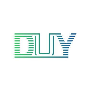 Modern DUY Logo Tasarımı. DUY Minimalist, Profesyonel ve İş Kimliği için Çok Yönlü Markalaştırma Simgesi