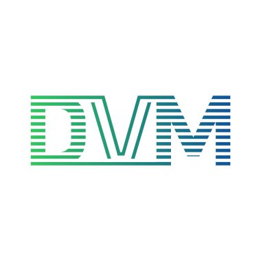 Modern DVM Logo Tasarımı. DVM Minimalist, Profesyonel ve İş Kimliği için Çok Yönlü Markalaştırma Simgesi