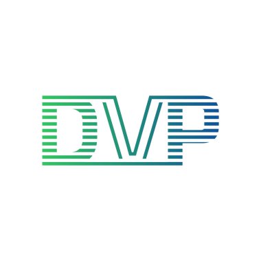 Modern DVP Logo Tasarımı. DVP Minimalist, Profesyonel ve İş Kimliği için Çok Yönlü Markalaştırma Simgesi
