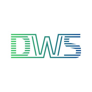 Modern DWS Logo Tasarımı. DWS Minimalist, Profesyonel ve Çok Yönlü İşletme Kimliği Simgesi