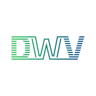 Modern DWV Logo Tasarımı. DWV Minimalist, Profesyonel ve Çok Yönlü İşletme Kimliği Simgesi