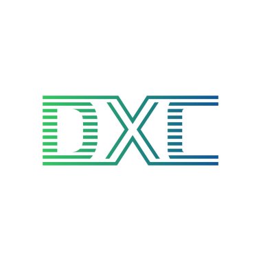 Modern DXC Logo Tasarımı. İş Kimliği için DXC Minimalist, Profesyonel ve Çok Yönlü Markalaştırma Simgesi