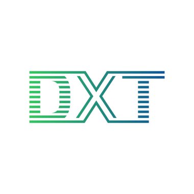 Modern DXT Logo Tasarımı. İş Kimliği için DXT Minimalist, Profesyonel ve Çok Yönlü Markalaştırma Simgesi