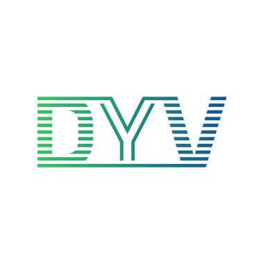 Modern DYV Logo Tasarımı. DYV Minimalist, Profesyonel ve İş Kimliği için Çok Yönlü Markalaştırma Simgesi