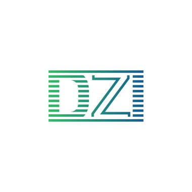 Modern DZI Logo Design. Letter DZI Minimalist, Professional, and Versatile Branding Icon for Business Identity clipart