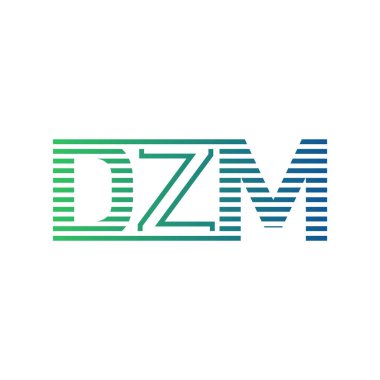 Modern DZM Logo Tasarımı. İş Kimliği için DZM Minimalist, Profesyonel ve Çok Yönlü Markalaştırma Simgesi