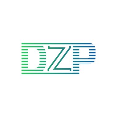 Modern DZP Logo Tasarımı. İş Kimliği için DZP Minimalist, Profesyonel ve Çok Yönlü Markalaştırma Simgesi