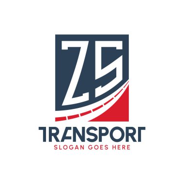 ZS Taşımacılık Logosu Tasarımı. Modern ZS Kargo, Ulaştırma Şirketi ve Filo İşletmeleri Logosu
